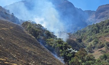 Combate a novos focos de incêndio na Serra do Brigadeiro entra no terceiro dia
