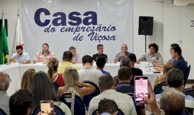 Candidatos a prefeito de Viçosa ouvem demandas do setor empresarial