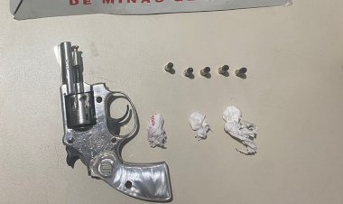 PM de Teixeiras prende homem por posse ilegal de arma de fogo