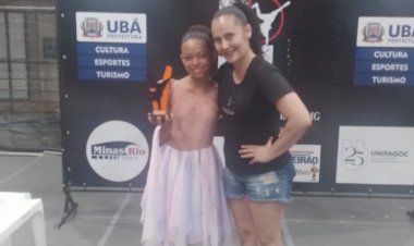 Bailarina de Paula Cândido é destaque em evento de Ubá