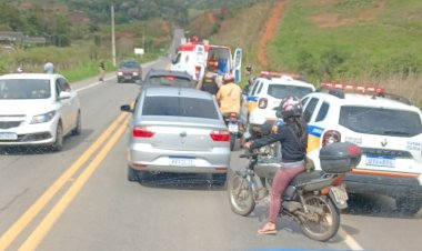 Briga de casal provoca acidente na BR-120