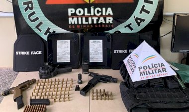 Polícia apreende armas e munições no Fundão