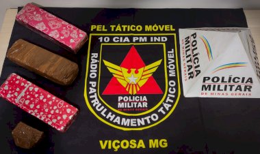 Homem é preso por tráfico de drogas na BR-120 em Viçosa