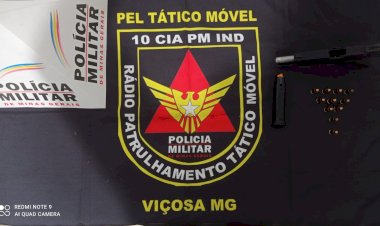 Homem é preso por violência doméstica e porte ilegal de arma