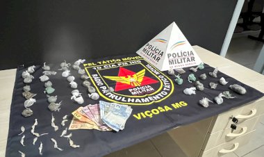 Dois homens são presos por tráfico de drogas em Viçosa