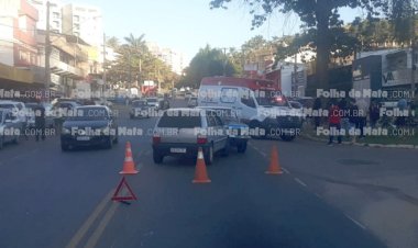 Motorista sofre mal súbito e causa acidente no bairro João Braz, em Viçosa