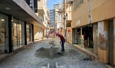 Obras na Doutor Horta entram na fase de compactação