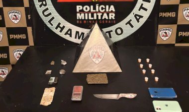 Homem e mulher são presos por tráfico de drogas no Silvestre, em Viçosa