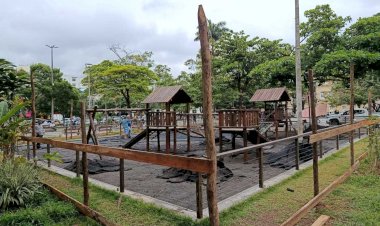 PMV fecha parque infantil da Praça Silviano Brandão para reformas