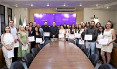 Servidores da Secretaria de Gestão Financeira de Viçosa são homenageados na Câmara