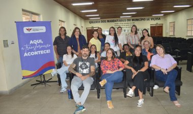 Secretaria de Saúde de Viçosa realizou reunião do Projeto Nós na Rede