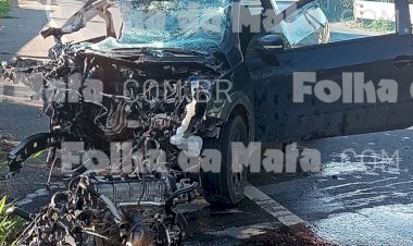 Acidente na rodovia de Coimbra deixa duas pessoas feridas