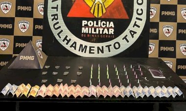 PM apreende drogas escondidas em ridência em Viçosa