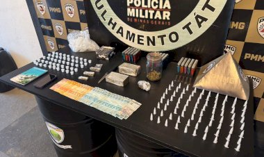 Suspeito de tráfico de drogas por delivery é preso pela PM em Viçosa