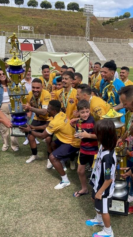Muriaé é bicampeão da 2ª Copa de Futebol do Circuito Turístico Serra do Brigadeiro