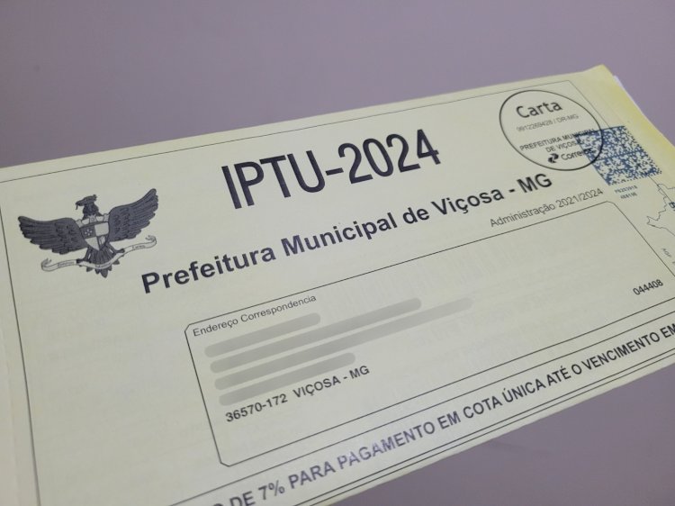 Prefeitura de Viçosa distribui boletos do IPTU e do ISS