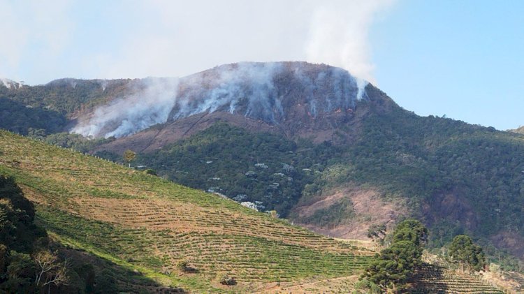 Combate a incêndio no Parque da Serra do Brigadeiro entra no terceiro dia