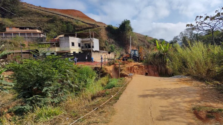 Começaram as obras de drenagem fluvial no Pacheco