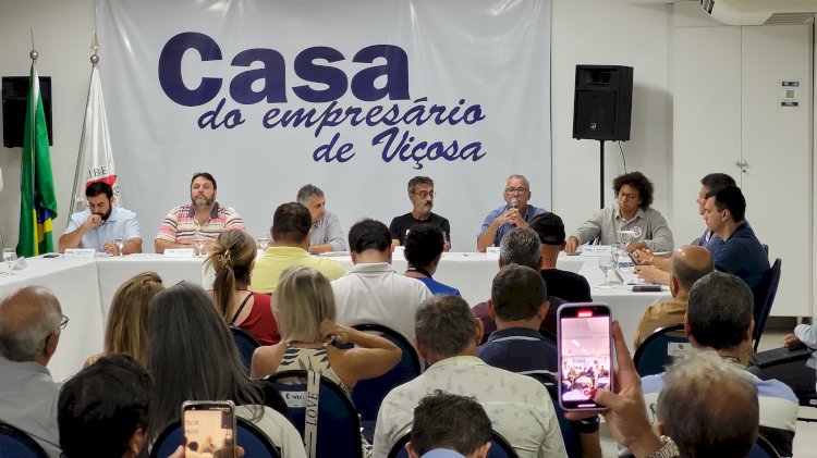 Candidatos a prefeito de Viçosa ouvem demandas do setor empresarial