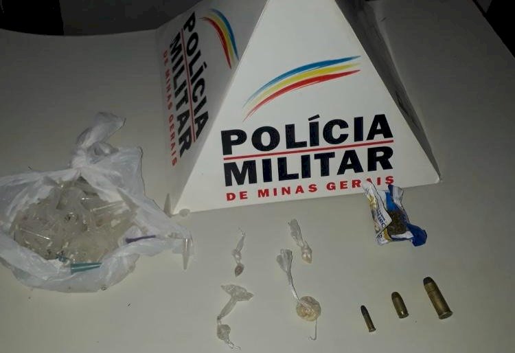 Polícia apreende drogas e munições em Paula Cândido