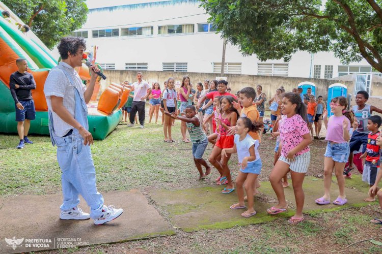 Praça Silviano Brandão tem evento para as crianças neste sábado