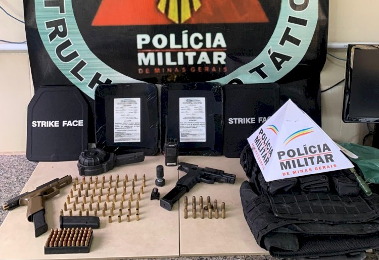 Polícia apreende armas e munições no Fundão