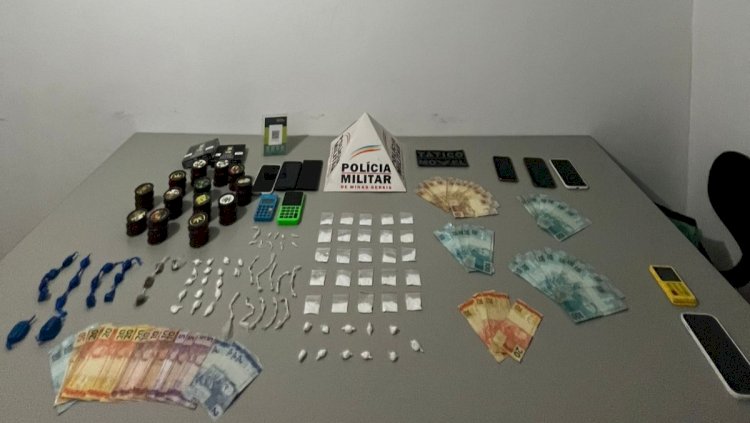 Polícia apreende drogas em Teixeiras