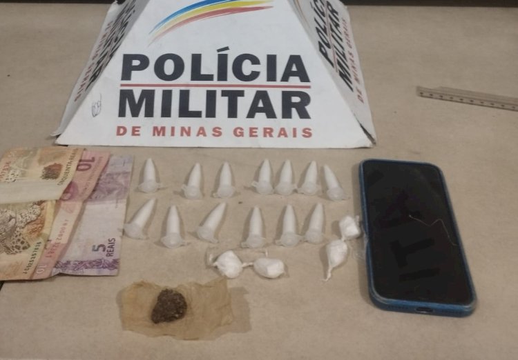 Polícia prende autor por tráfico de drogas no centro de Viçosa