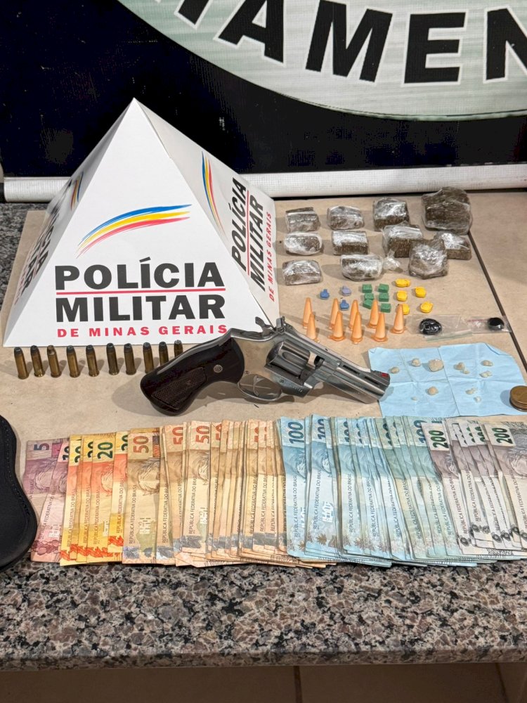 Homem é preso e materiais ilícitos apreendidos pela polícia em Viçosa