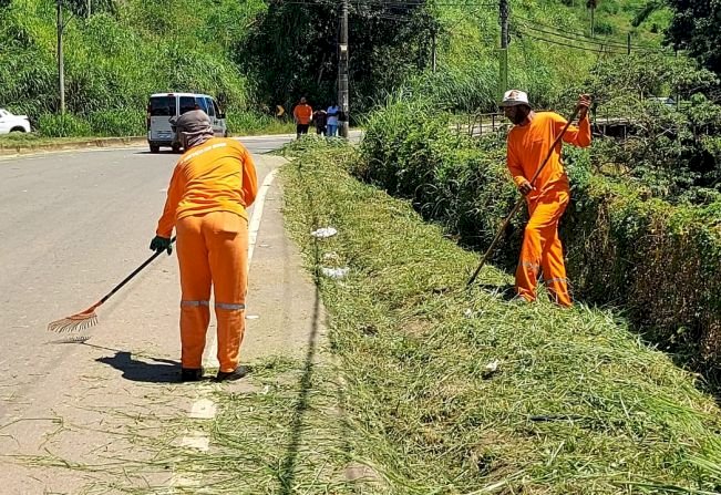 Viçosa termina janeiro com limpeza urbana concluída em dez bairros e distritos