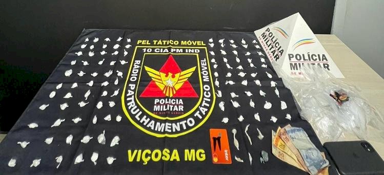 Homem é preso por tráfico de drogas em Teixeiras
