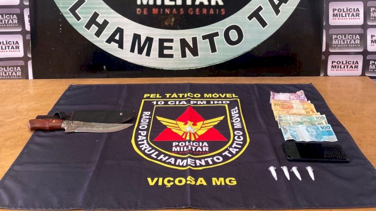 Homem acusado de roubo à mão armada é preso em Viçosa