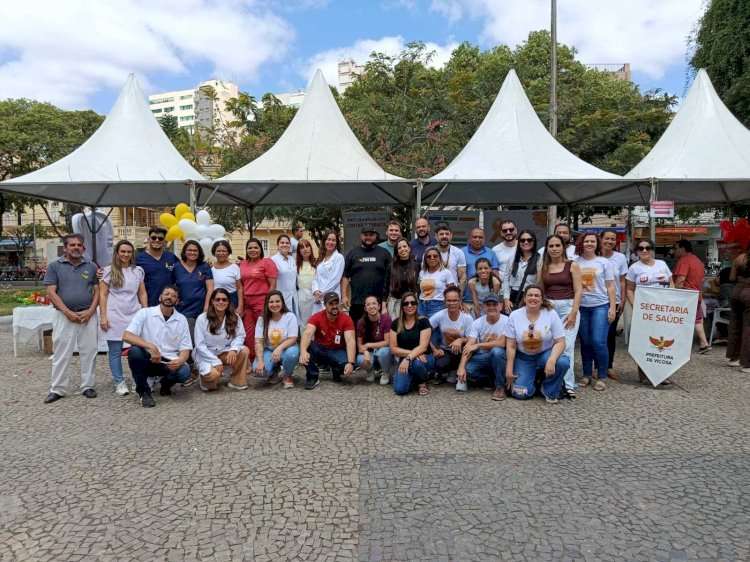 Feira de Saúde marca campanha Setembro Amarelo em Viçosa