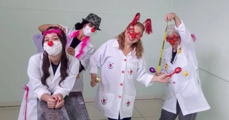 Doutores do Riso visitam Hospital São Sebastião