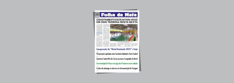 Folha da Mata 3465 - 14/11/2025