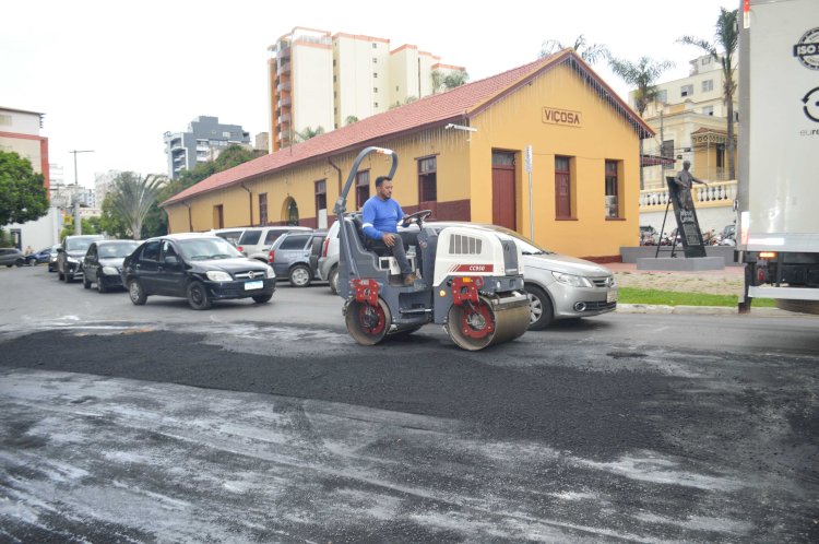 Prefeitura de Viçosa inicia operação tapa-buracos