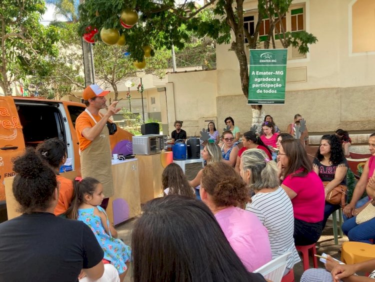Canaã recebeu unidade móvel da UFV que capacita moradores na produção de alimentos fermentados