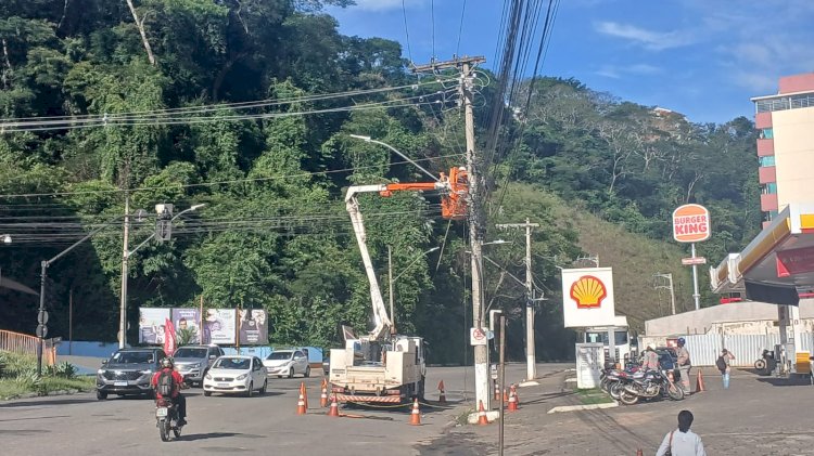 Cemig realiza manutenção para reforçar a rede da Castello Branco