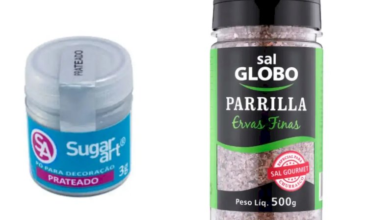 Anvisa suspende pó para decoração Sugar Art e lote de sal grosso da marca Globo