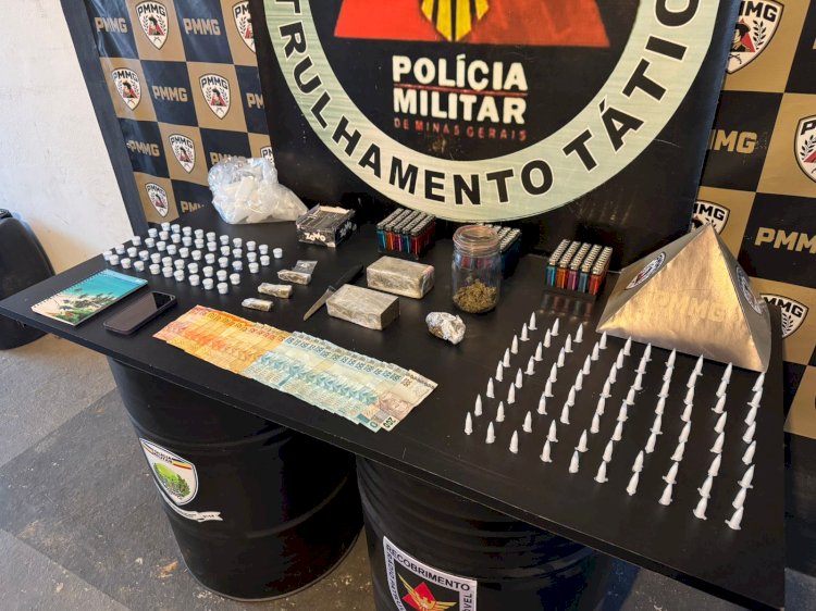 Suspeito de tráfico de drogas por delivery é preso pela PM em Viçosa