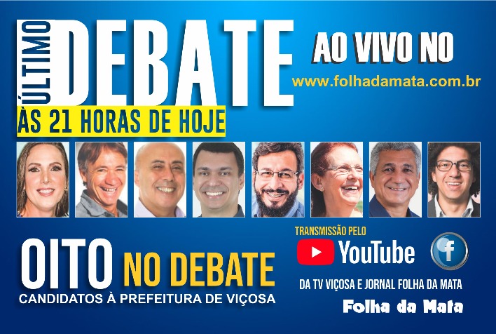 Debate com prefeitáveis acontece hoje