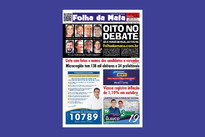 Confira a edição completa do Folha da Mata em PDF