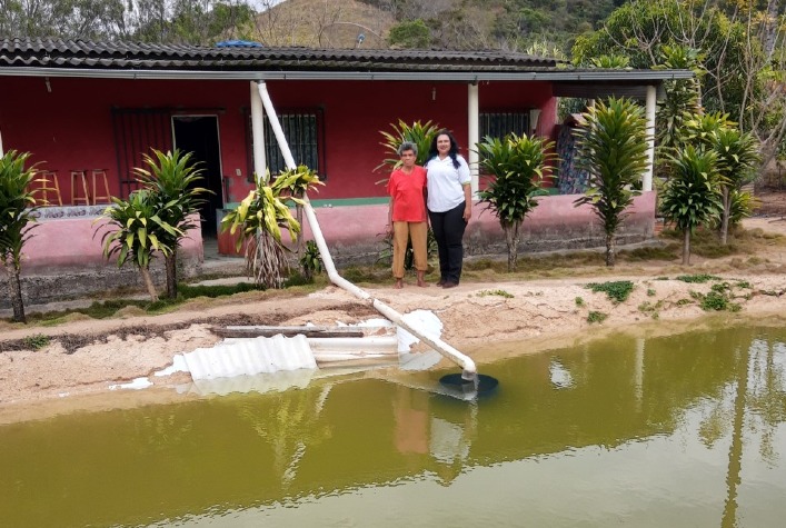 Produtora rural investe na criação de peixes aos 84 anos de idade