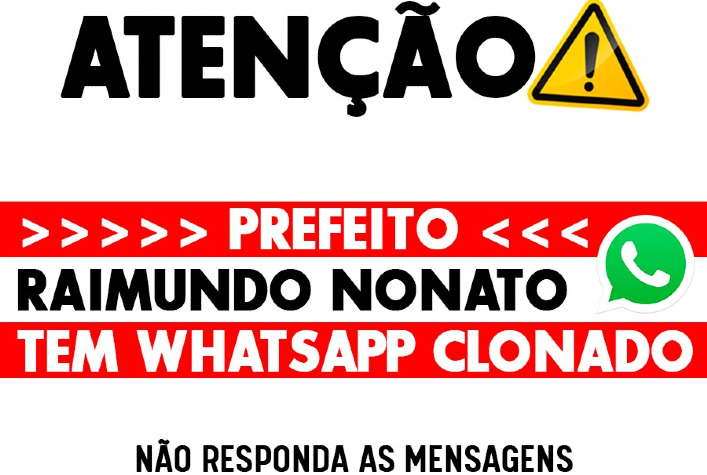 Prefeito de Viçosa tem número de whatsapp clonado