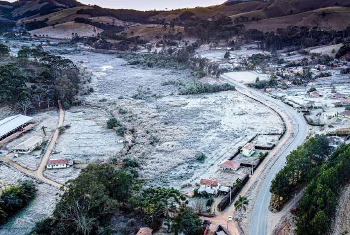 Cidades mineiras registram temperaturas próximas a 0ºC