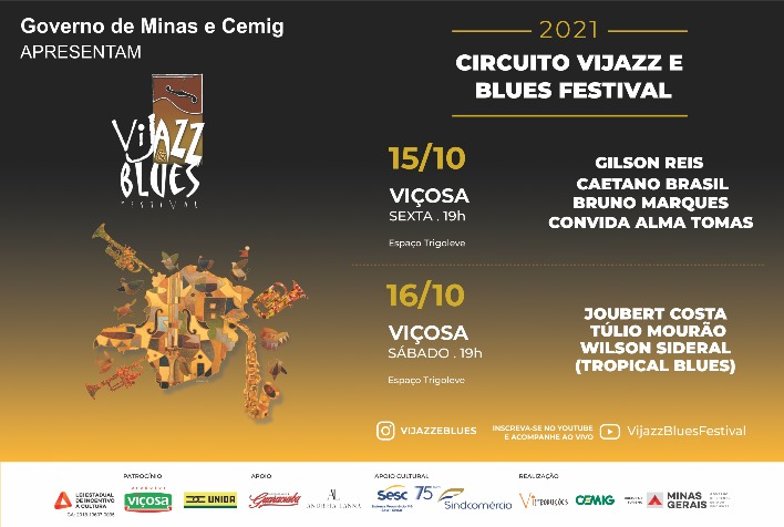 Abertura do circuito ViJazz & Blues Festival, hoje, em Viçosa