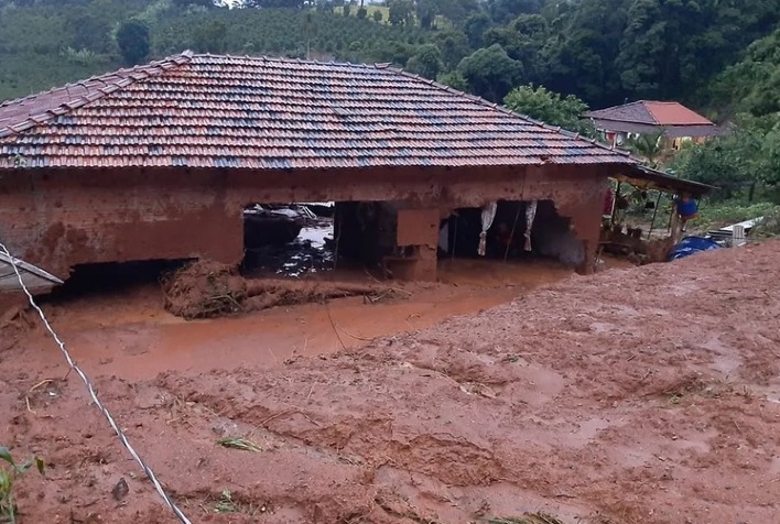 Sobe para 20 o número de mortos durante o período chuvoso em Minas Gerais