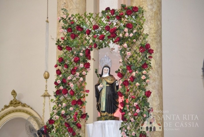 Comunidade católica de Viçosa celebra Santa Rita; veja a programação