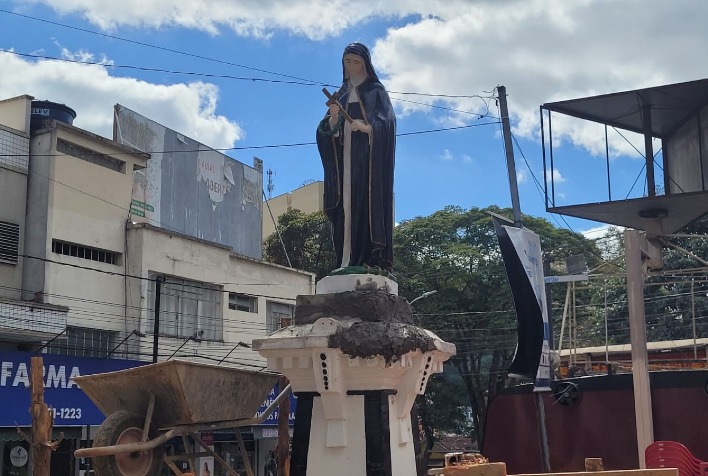 Imagem de Santa Rita está de volta à avenida