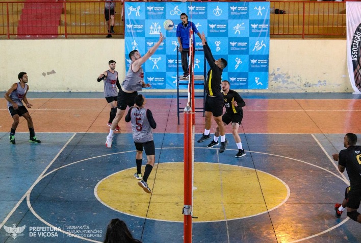 Jogos masculinos da Copa Viçosa de Vôlei acontecem neste fim de semana